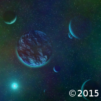 Planets of Turquoise Gem