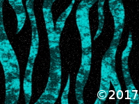 turquise zebra strips