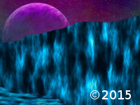 World Over Icy Cliff