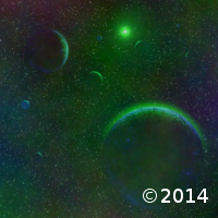 Worlds Bathed in Green Light