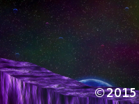 Worlds Sighted Beyond Cliff Top